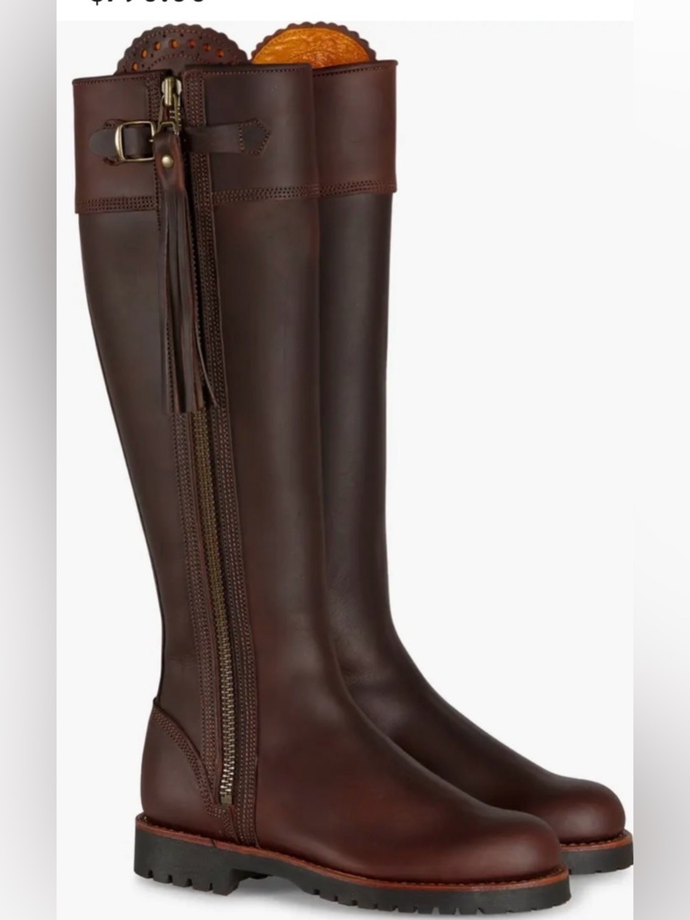 Penelope Chilvers Tassel Knee High Boot (Women) Sz 7 (eu 38)